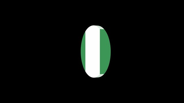 3D icon flag animation