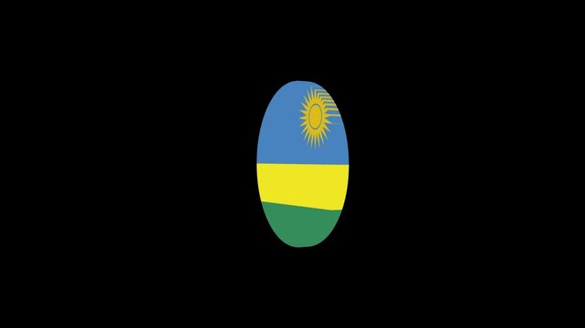 3D icon flag animation