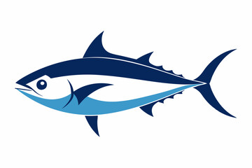 Obraz premium Skipjack tuna fish vector design on a white background
