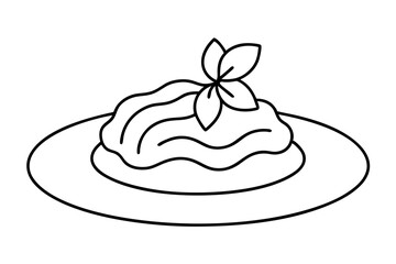 Elegant Simplicity of Spaghetti in Minimalist Style
