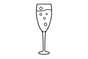 glass of champagne