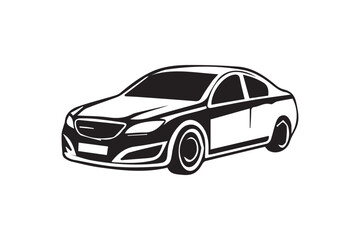 Obraz premium High-Quality Vector Car Illustration, Scalable Vehicle Design for Print and Digital Use, Adobe Illustrator Artwork