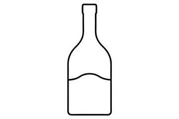 Sleek Modern Bottle Design Featuring a Clean Vector Illustration for Minimalist Lovers

