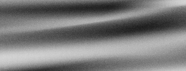 Gradient grainy background, white illuminated spots on black, noise texture effect, abstract noise texture banner backdrop design