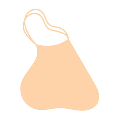 Reusable eco bag. Vector illustration.