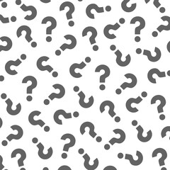 Question Mark Pattern Background PNG Illustration