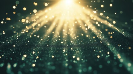 Minimalistic vintage light leaks with spring elements – abstract photography