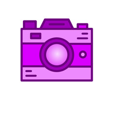 camera icon vector simple design symbol illustration/ simple icon of camera