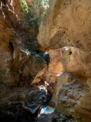 Ebron river narrows near Castielfabib village, Teruel