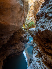 Ebron river narrows near Castielfabib village, Teruel