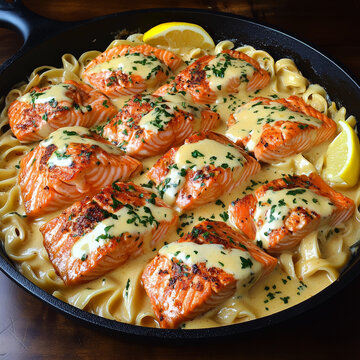 lobster nuddles on a plate