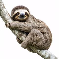 Naklejka premium Animal of Costa Rica on white background