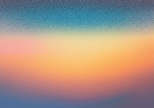 Retro grainy gradient background noise texture effect summer poster design