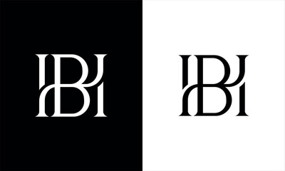 HB, BH, monogram initial Letter Logo