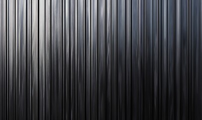 Obraz premium Black corrugated metal texture. Wall wooden vertical panels. Dark steel roof sheet. Wood siding for construction. 
