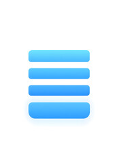 Obraz premium Blue Checklist Icon with Check Marks on Clipboard