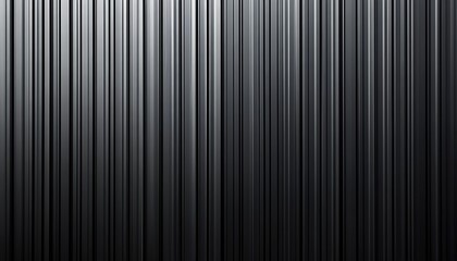  Black corrugated metal texture. Wall wooden vertical panels. Dark steel roof sheet. Wood siding for construction. 
