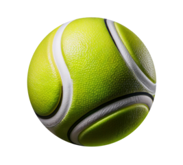 Tennis Ball Sticker on Transparent Background