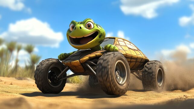 turtle in the desert
