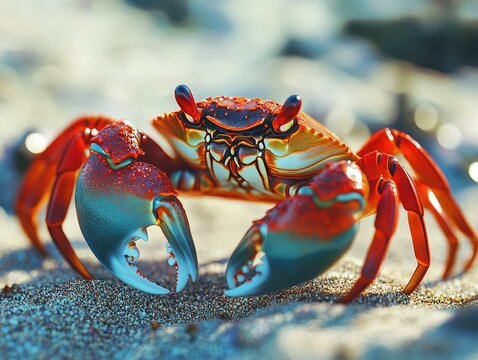crab on the beach