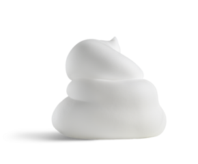 A Fluffy White Shaving foam Pile for Various Creative Uses