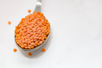 Masoor dal close up photos , Red dal