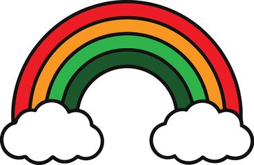 abstract rainbow background