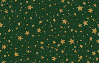 Christmas Wrapping Paper Seamless Illustration. Holiday Seamless Vector Pattern Christmas Elements Snowflakes Background. Hand Drawn. Simple Design For Textile, Wallpaper, Fabric Prints Or Wrapping