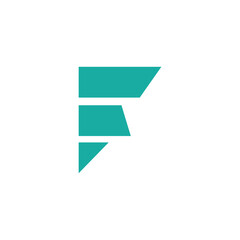 F logo with modern creative idea concept design