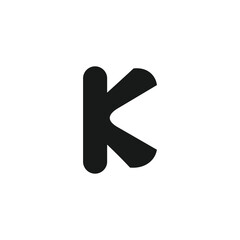 K logo with modern creative idea concept design