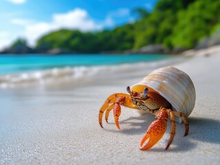 crab on the beach