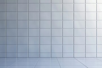 Minimalist Grey Tiled Interior Wall Background