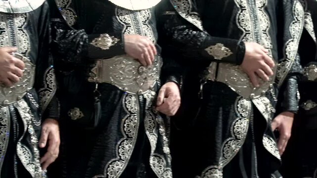Moors and Christians Parade, detail of the beautiful costumes