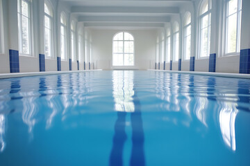 Swimming is a physical activity that enhances body strength, improves cardiovascular health, and promotes overall fitness and well-being.