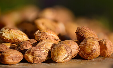 Hazelnuts have a pleasantly sweet taste and come from the hazel tree.