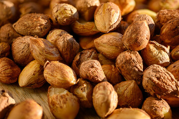 Hazelnuts have a pleasantly sweet taste and come from the hazel tree.