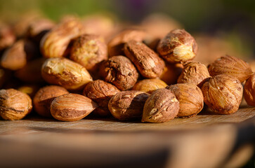 Hazelnuts have a pleasantly sweet taste and come from the hazel tree.