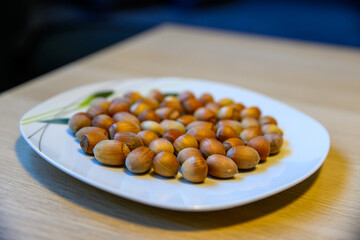 Hazelnuts have a pleasantly sweet taste and come from the hazel tree.