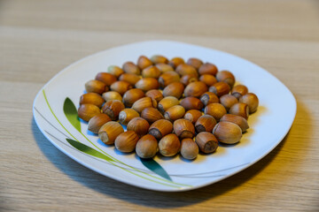 Hazelnuts have a pleasantly sweet taste and come from the hazel tree.