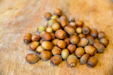 Hazelnuts have a pleasantly sweet taste and come from the hazel tree.