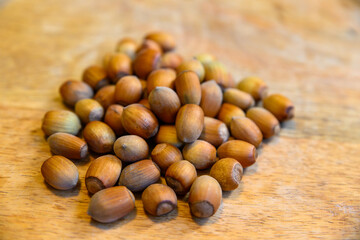 Hazelnuts have a pleasantly sweet taste and come from the hazel tree.