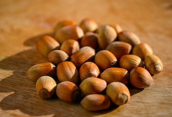 Hazelnuts have a pleasantly sweet taste and come from the hazel tree.
