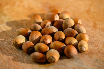 Hazelnuts have a pleasantly sweet taste and come from the hazel tree.