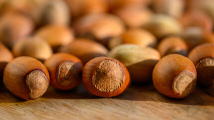Hazelnuts have a pleasantly sweet taste and come from the hazel tree.