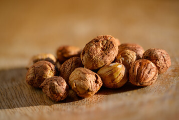 Hazelnuts have a pleasantly sweet taste and come from the hazel tree.