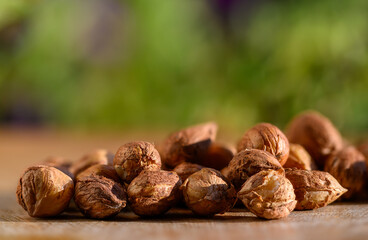 Hazelnuts have a pleasantly sweet taste and come from the hazel tree.