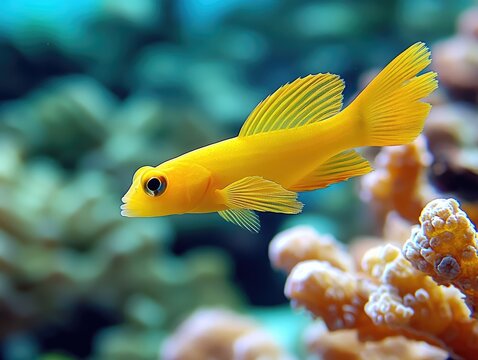 yellow tang fish