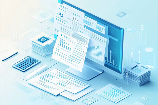 Automated data capture and categorization of financial documents, invoice and receipt management