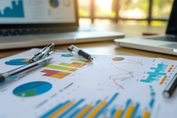 Business Analysis: Charts, Data & Financial Reports