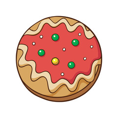 Christmas Cookie Vector clip art Illustration file .